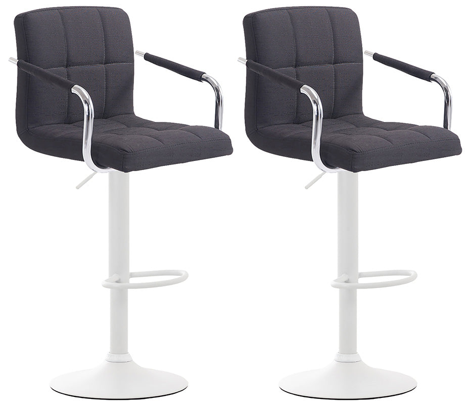 2er Set Barhocker Lucy Stoff