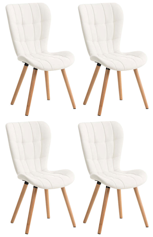 4er Set Esszimmerstuhl Elda Kunstleder