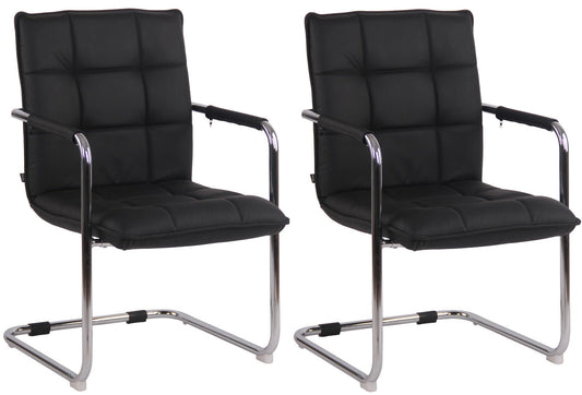 2er Set Stühle Gandia Echtleder
