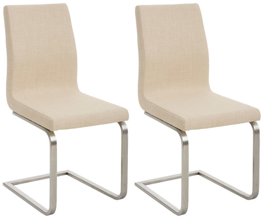 2er Set Esszimmerstühle Belfort Stoff