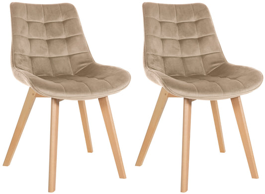 2er Set Stühle Brook Samt