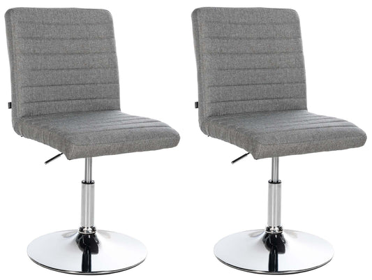 2er Set Esszimmerstuhl Elvas Stoff