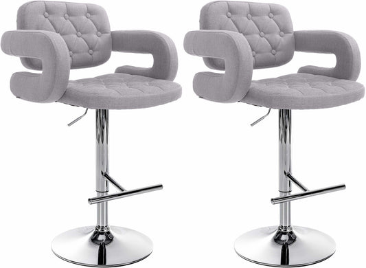 2er Set Barhocker Dublin Stoff