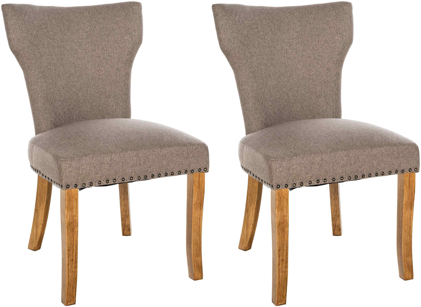 2er Set Esszimmerstuhl Zadar Stoff