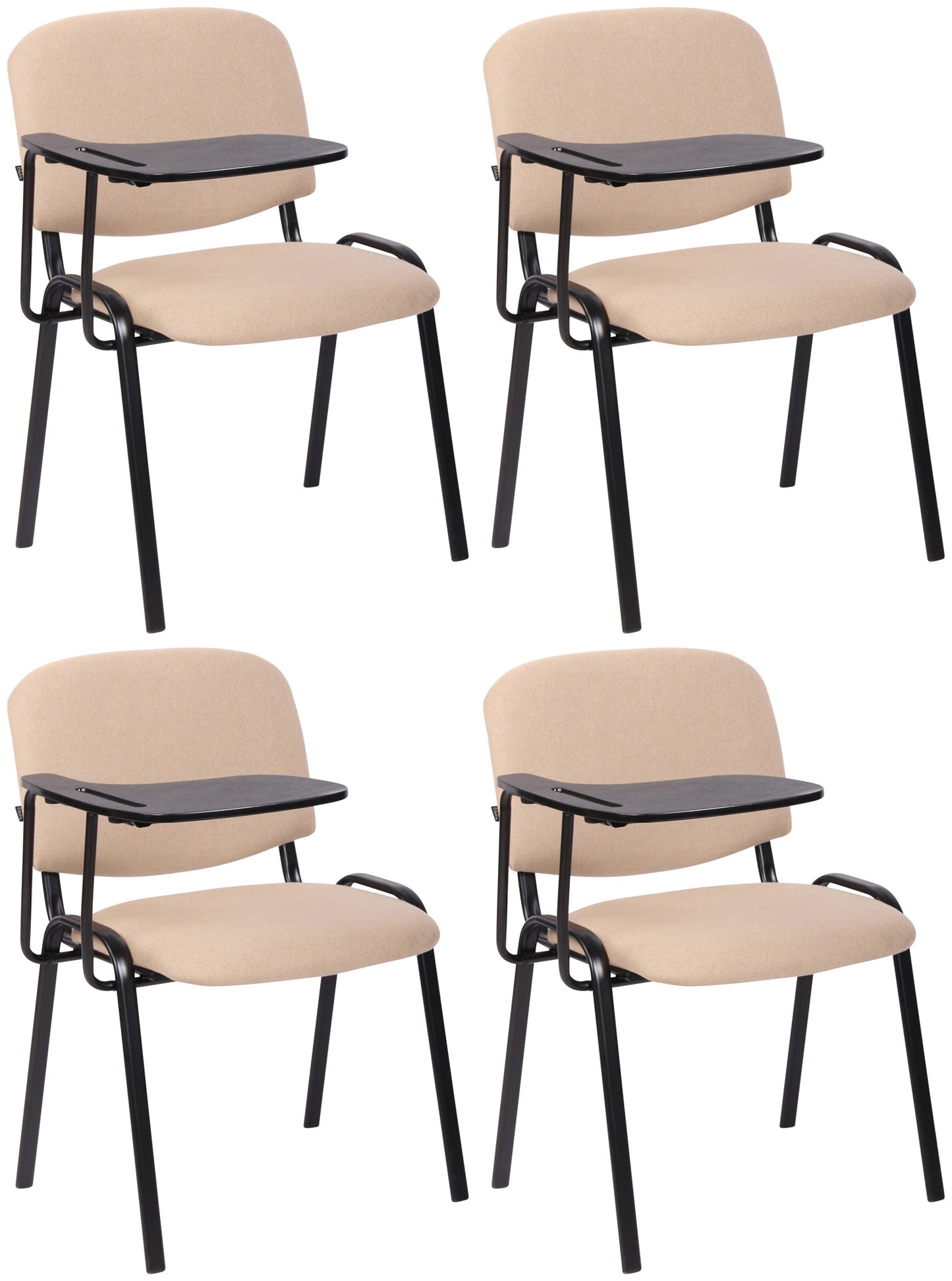 4er Set Stuhl Ken mit Klapptisch Stoff