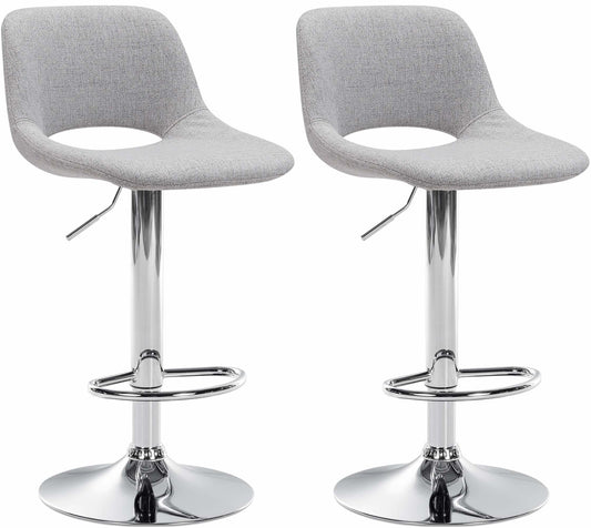 2er Set Barhocker Camden Stoff
