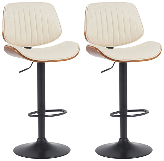 2er Set Barhocker Clawson Kunstleder