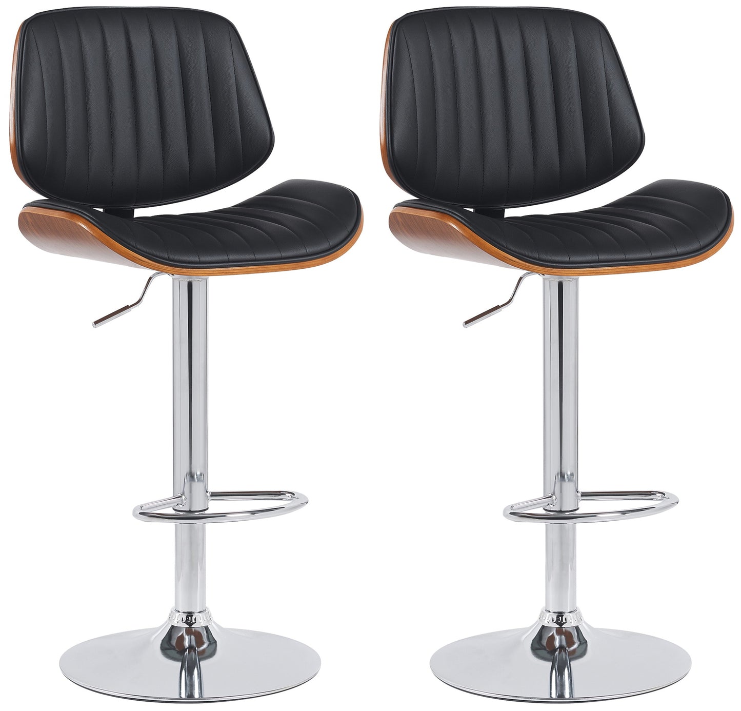 2er Set Barhocker Clawson Kunstleder