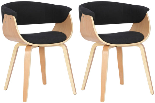 2er Set Stühle Bruce Stoff