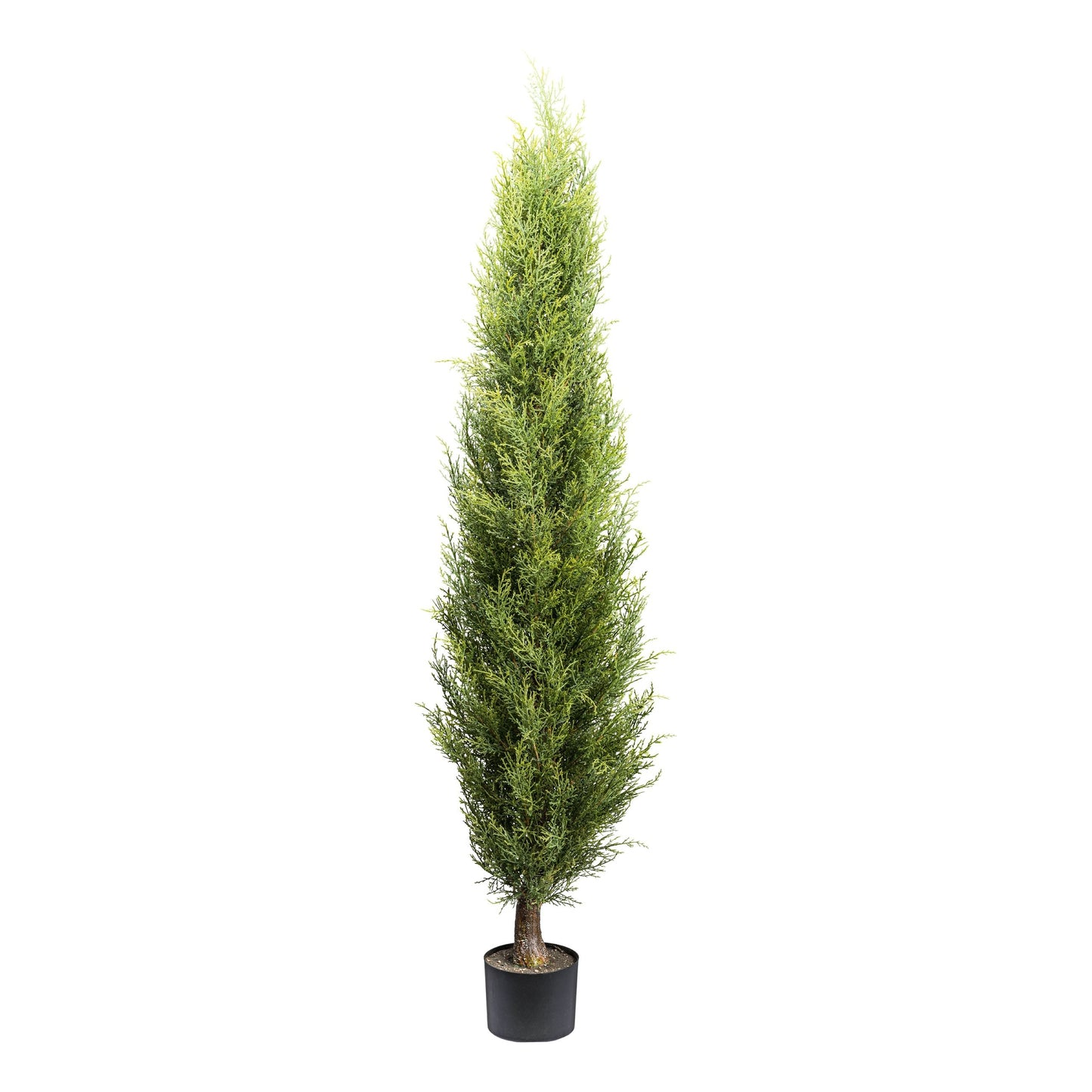 Thuja Smaragd 150 cm grün im Kunststofftopf 15x12 cm - Pflegeleichte Kunstpflanze