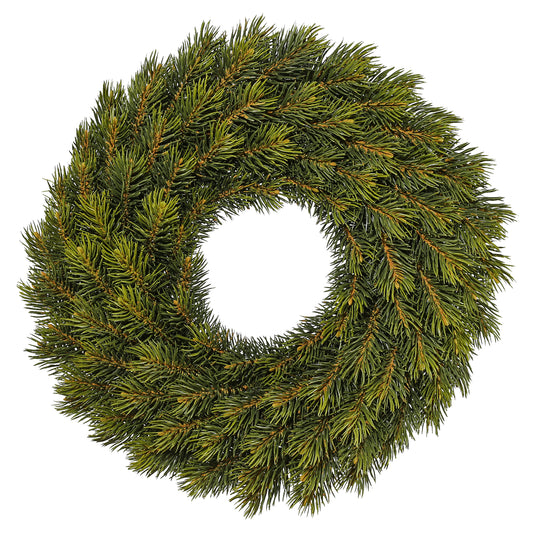 Künstlicher Tannenkranz 48 cm – Festliche Weihnachtsdekoration für Tür & Tisch