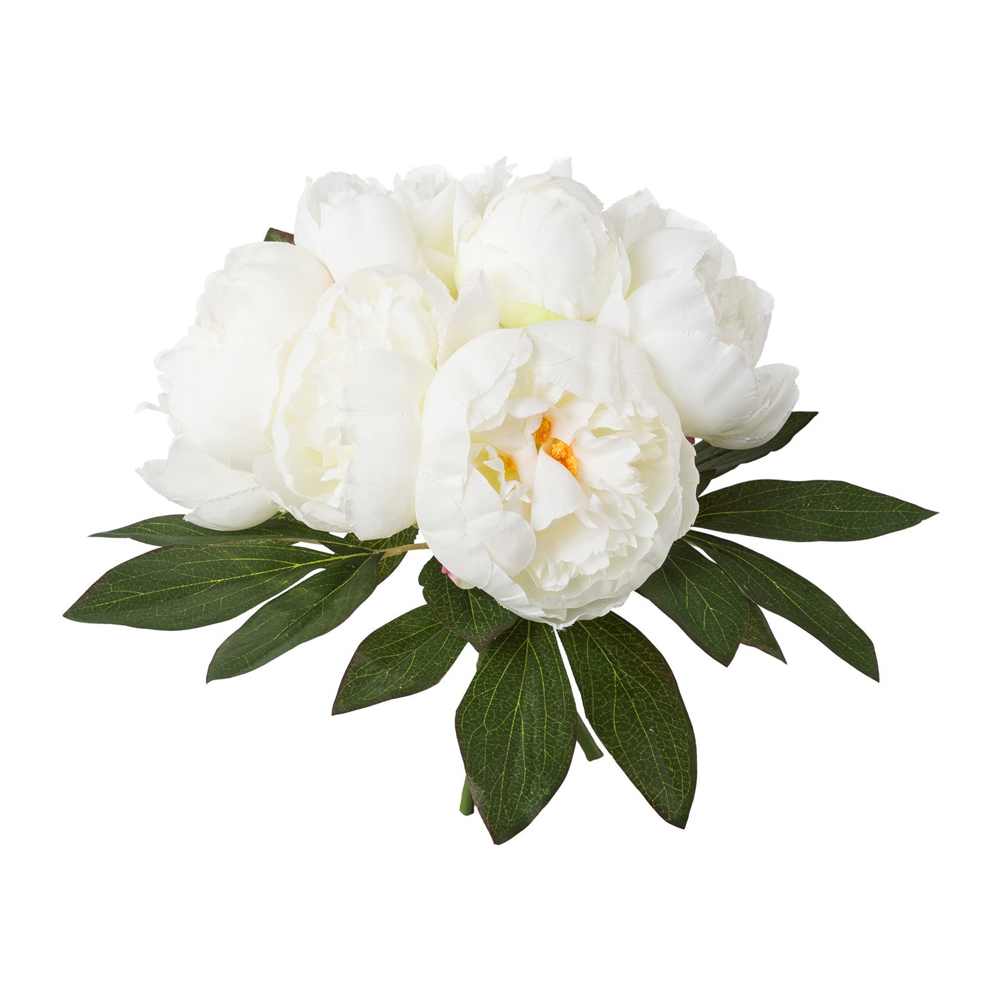 Künstliches Peonienbouquet 32 cm in Cerise und Weiß – Pflegeleicht & immer blühend