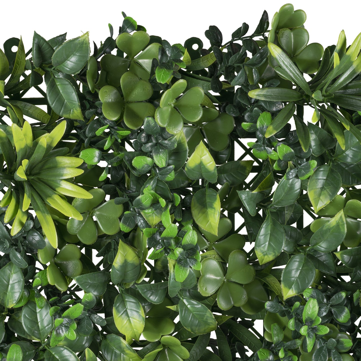 Kunststoff-Blättermatte 100x100 cm - UV-beständig, schwer entflammbar, pflegeleicht