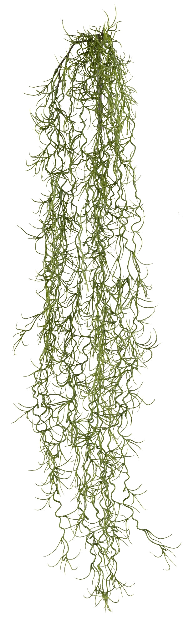 3er Set Tillandsienhängezweige 80 cm - Dunkelgrüne Kunstpflanzen für kreative Deko