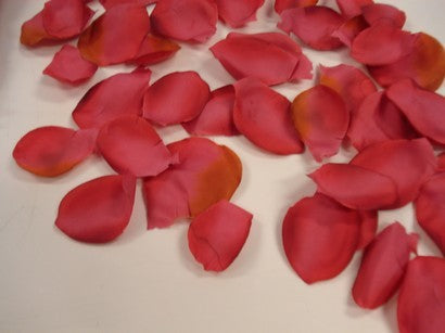 Rosenblütenblätter Altrosa - 90 Seidenstreublüten für Hochzeiten und Tischdekoration