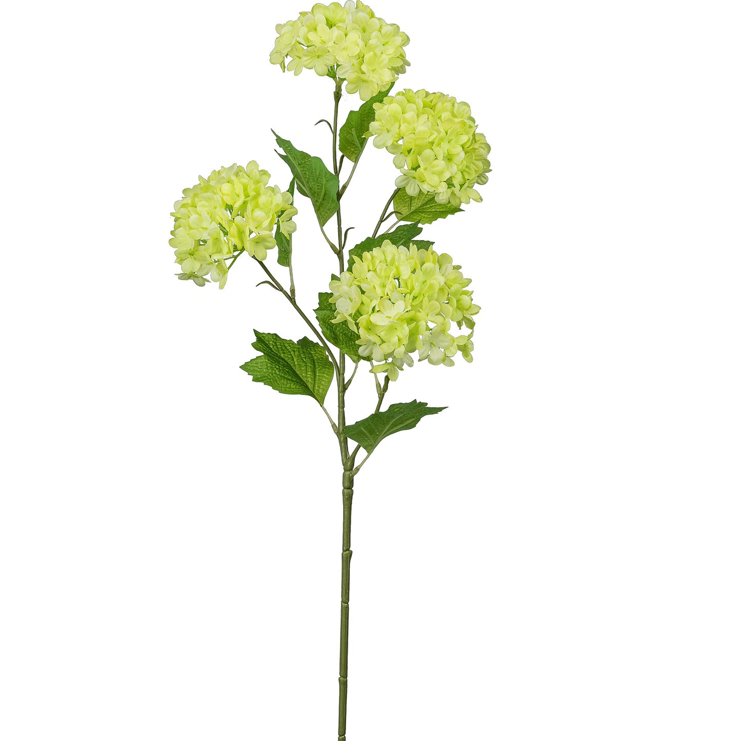 3er-Set Kunst-Schneeballzweige grün 68 cm – dekorative Kunstpflanzen für Haus und Garten