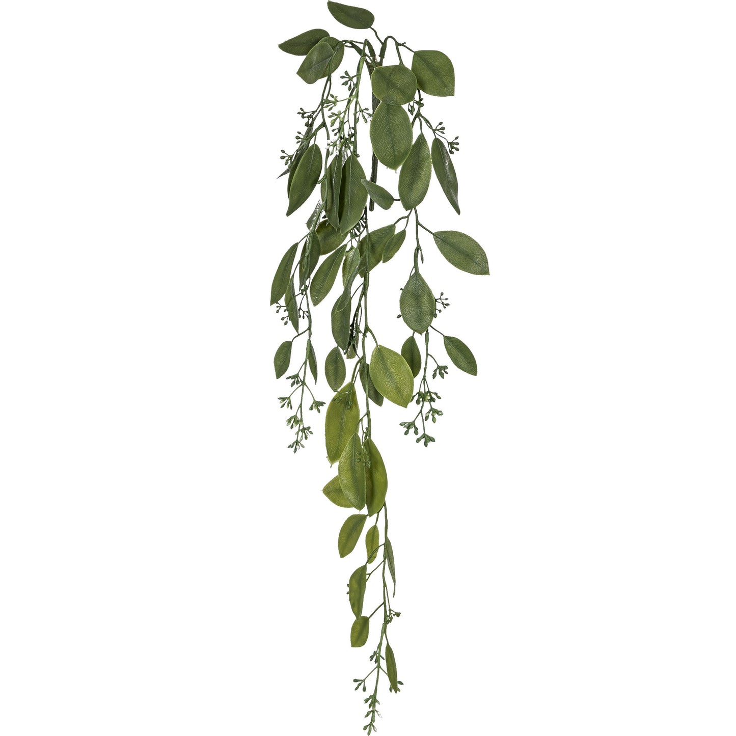 6er-Set Eukalyptushängezweige mit Früchten, 58 cm langlebige Künstliche Grünpflanzen Dekoration