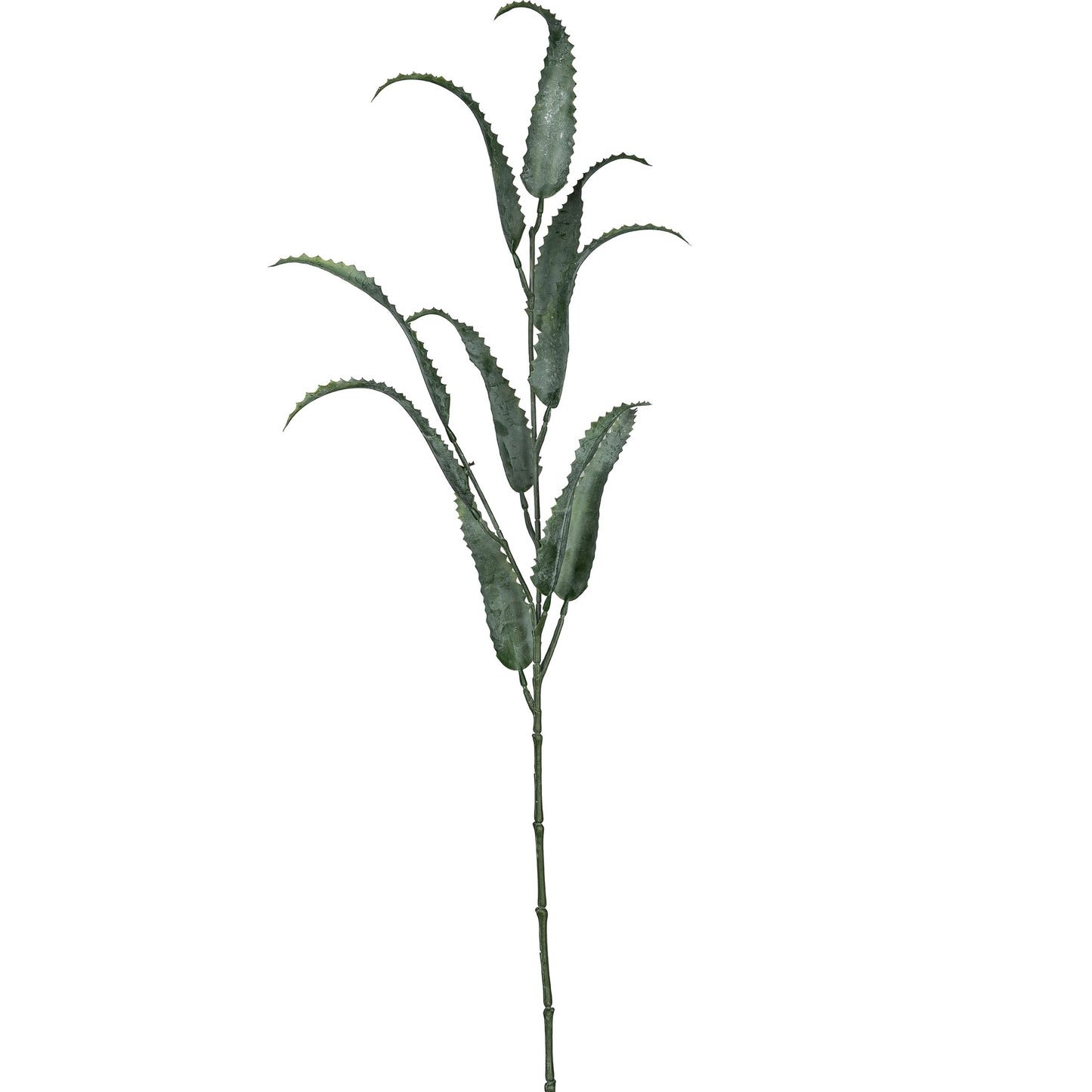 4er-Set künstliche Kalanchoezweige 82 cm Grau, langlebig, pflegefrei, Dekozweig Wohnzimmer