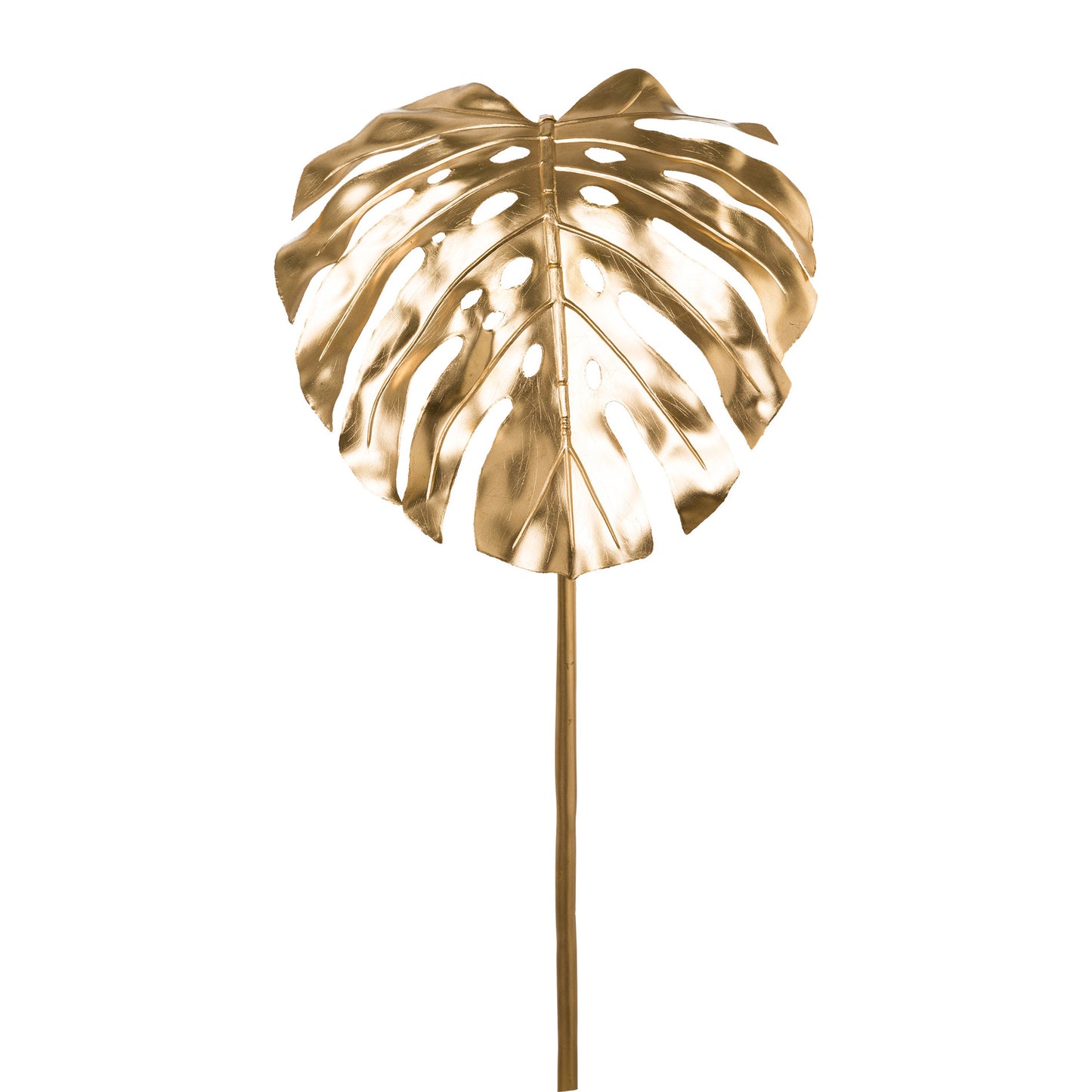 2er Set künstliche Goldene Splitphilodendronblätter 99 cm für stilvolle Deko