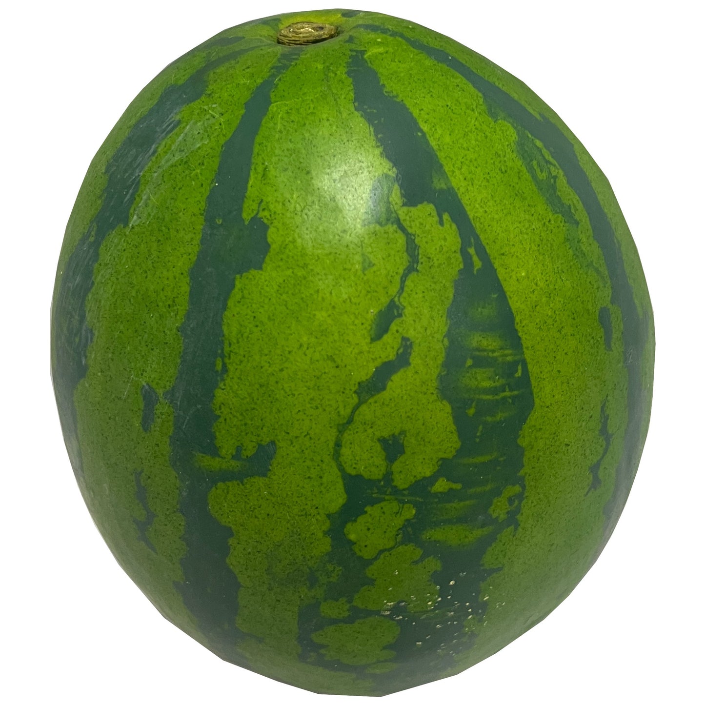Künstliche Wassermelone Ø 15 cm grün - realistische Obst-Deko für Küche, Garten & Innenräume