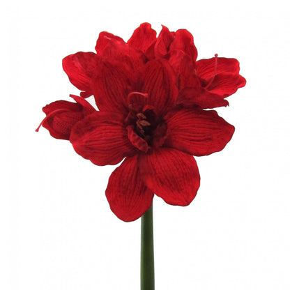 Künstliche Amaryllis rot 65 cm – Die ideale Kunstpflanze für festliche Dekoration