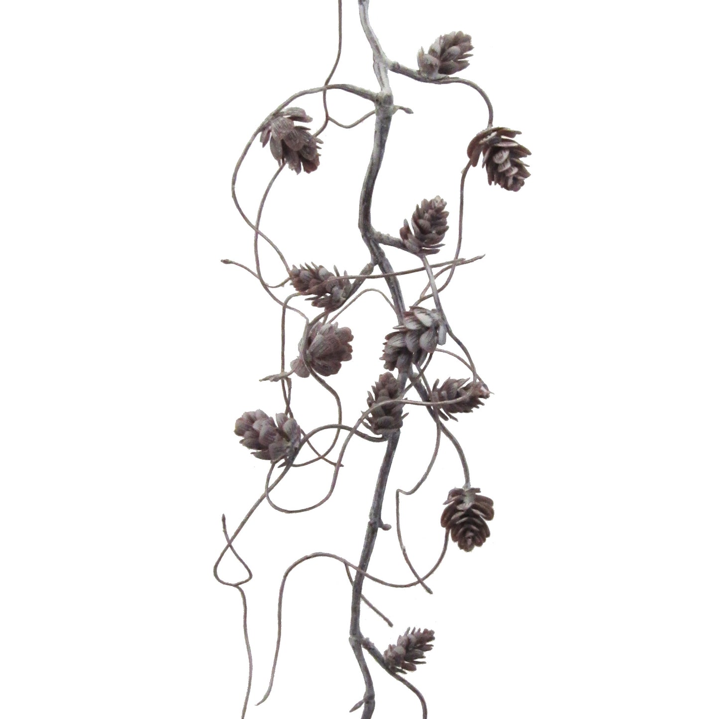 2er Set künstliche Zapfengirlande 120 cm – Winterdeko in elegantem Braun für Ihr Zuhause