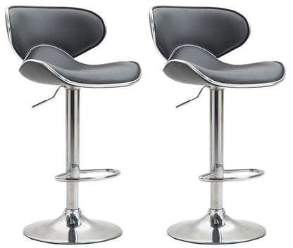 2er Set Barhocker Las Vegas Kunstleder