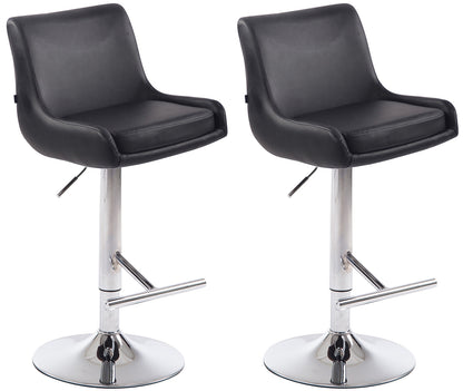2er Set Barhocker Club Kunstleder