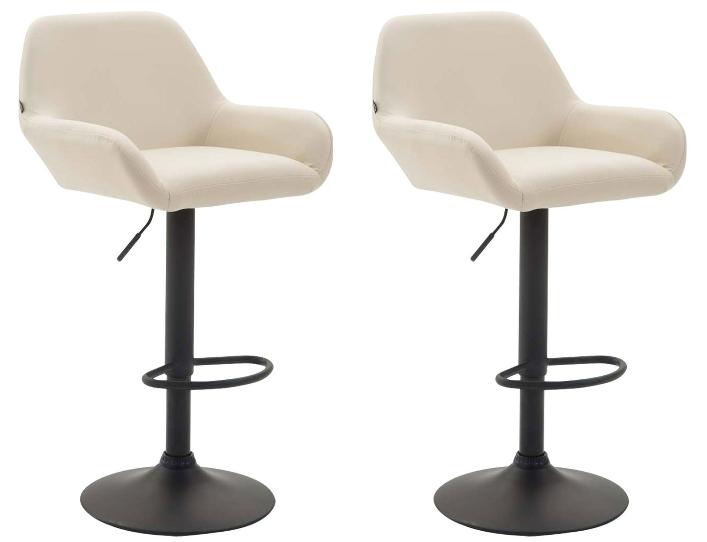 2er Set Barhocker Braga Kunstleder