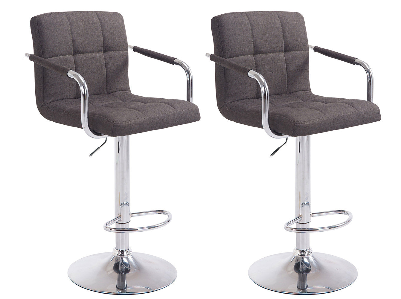 2er Set Barhocker Lucy Stoff