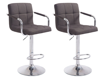 2er Set Barhocker Lucy Stoff