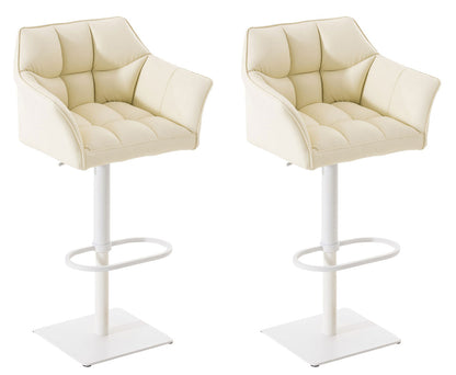 2er Set Barhocker Damaso Kunstleder