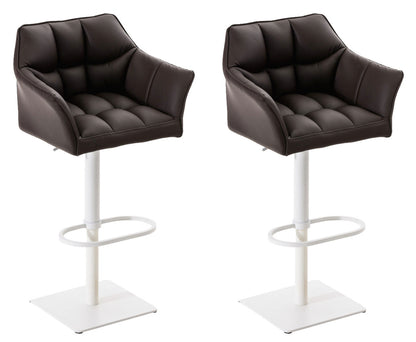 2er Set Barhocker Damaso Kunstleder