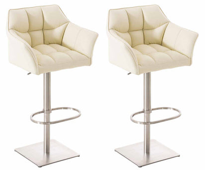 2er Set Barhocker Damaso Kunstleder