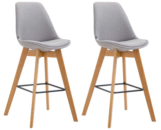 2er Set Barhocker Metz Stoff