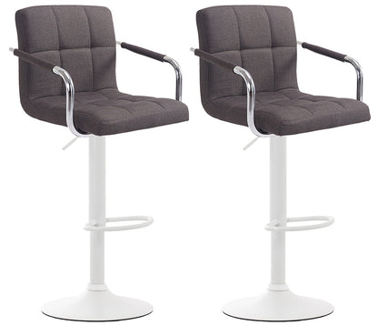 2er Set Barhocker Lucy Stoff
