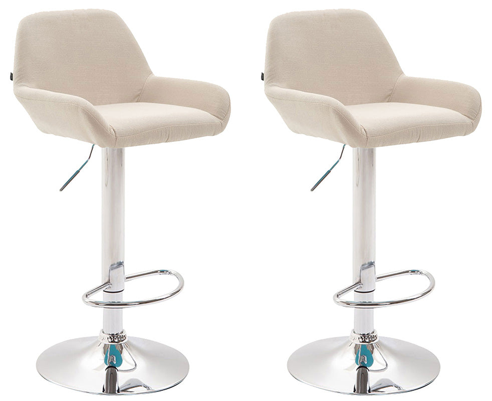 2er Set Barhocker Braga Stoff