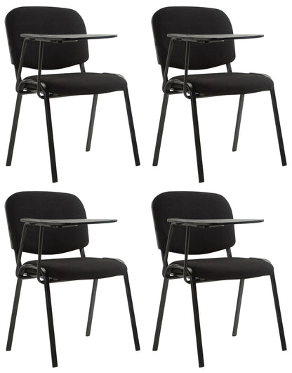 4er Set Stuhl Ken mit Klapptisch Stoff