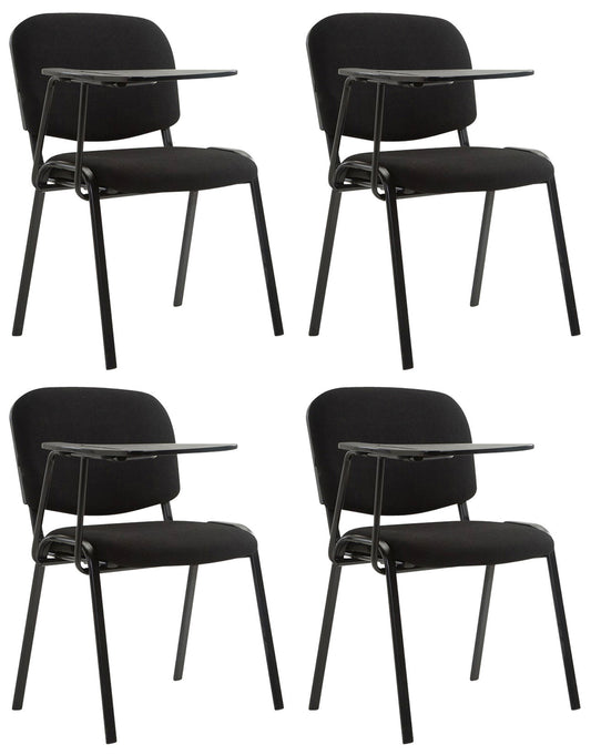 4er Set Stuhl Ken mit Klapptisch Stoff