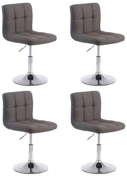 4er Set Lounger Palma Stoff