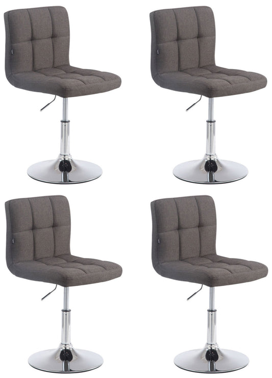 4er Set Lounger Palma Stoff