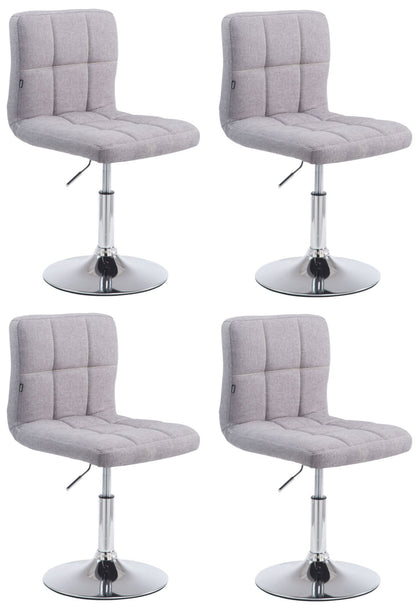 4er Set Lounger Palma Stoff