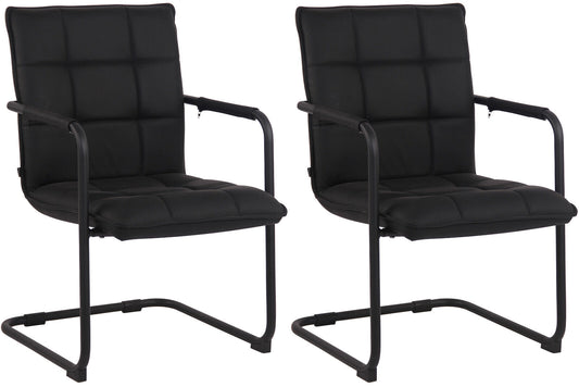 2er Set Stühle Gandia Echtleder
