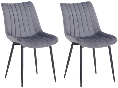 2er Set Stühle Rahden Samt