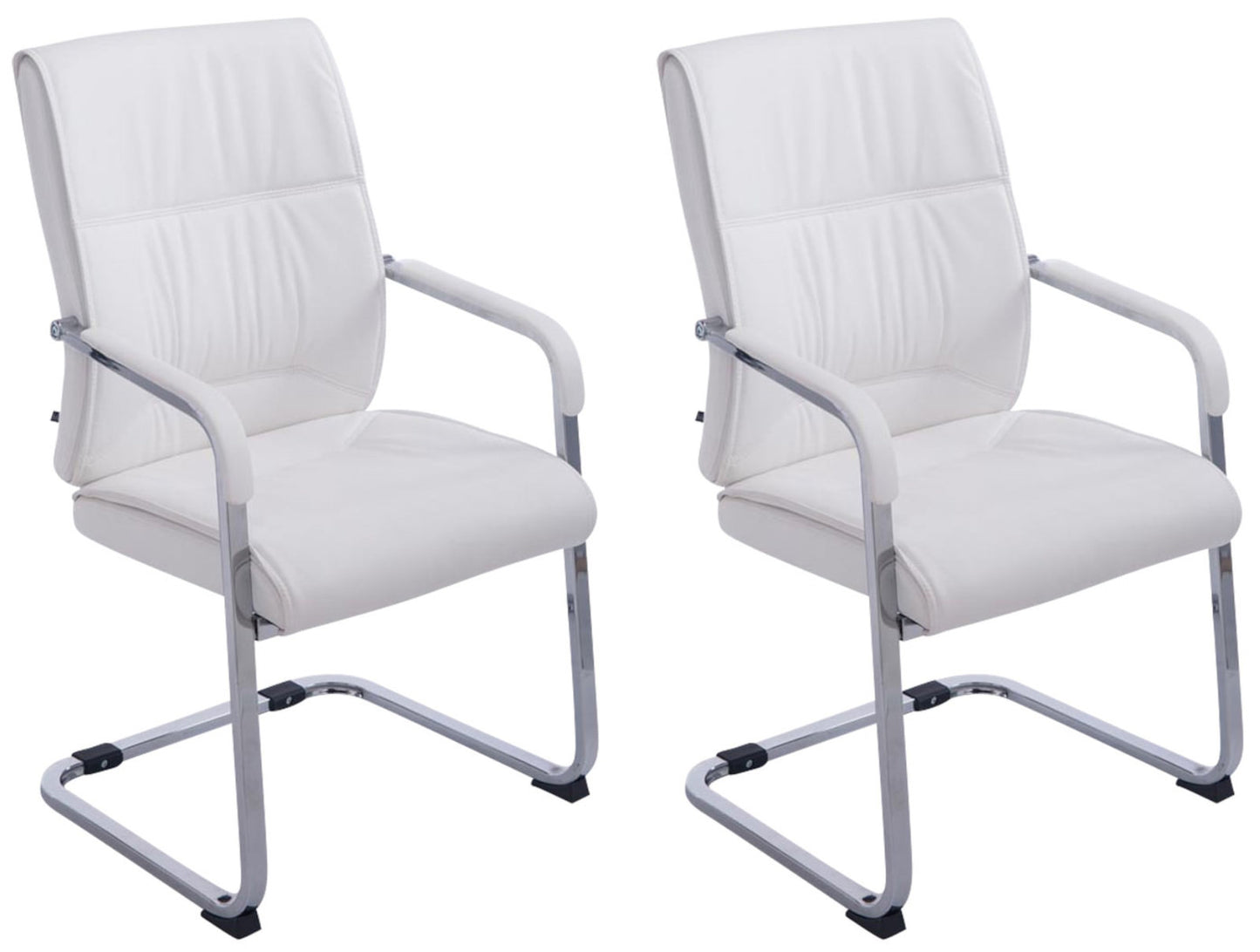 2er Set Freischwinger XXL Anubis Kunstleder