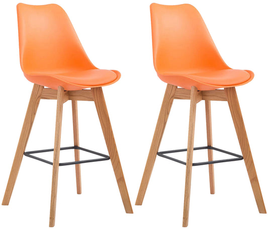 2er Set Barhocker Metz Kunststoff