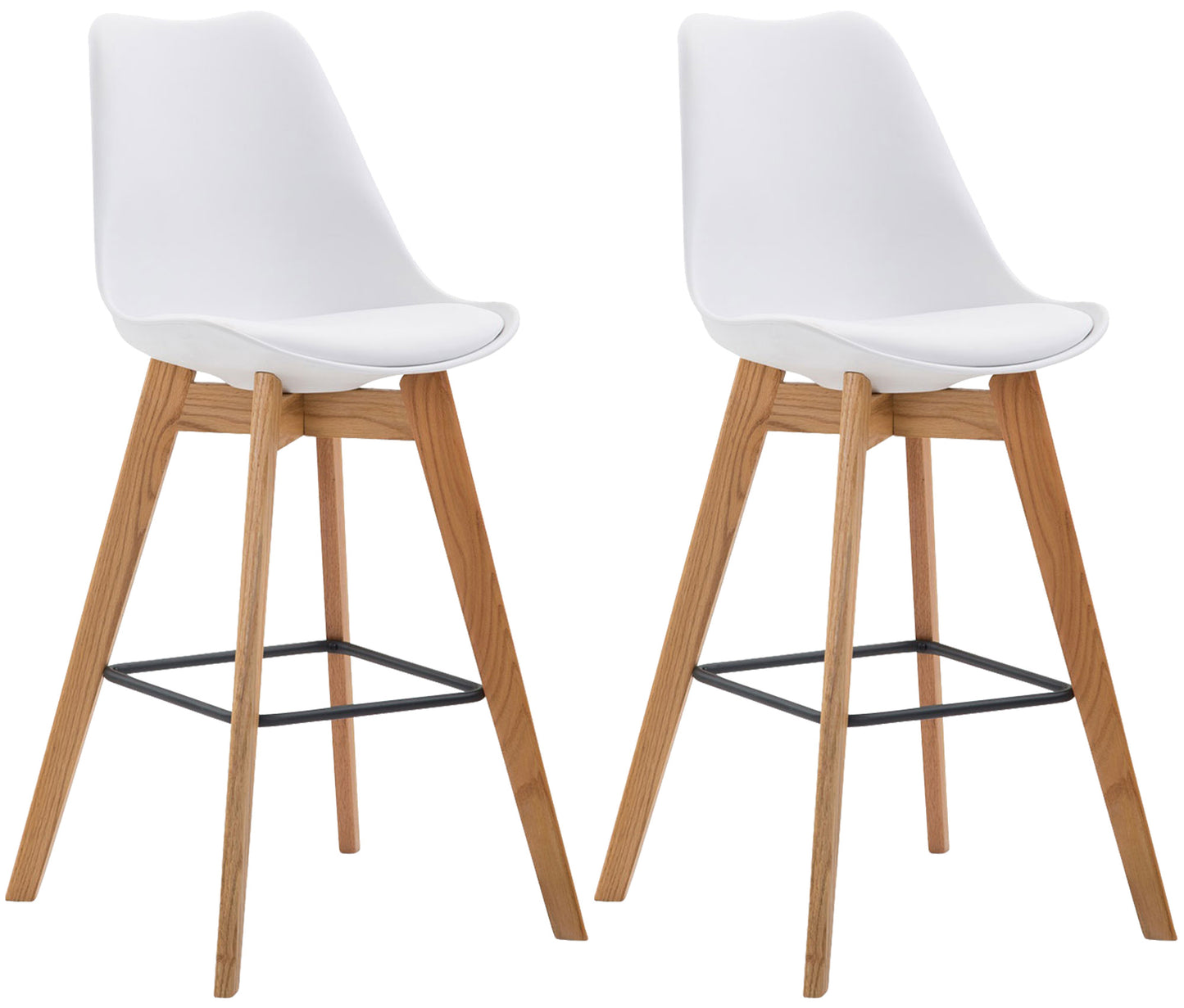 2er Set Barhocker Metz Kunststoff