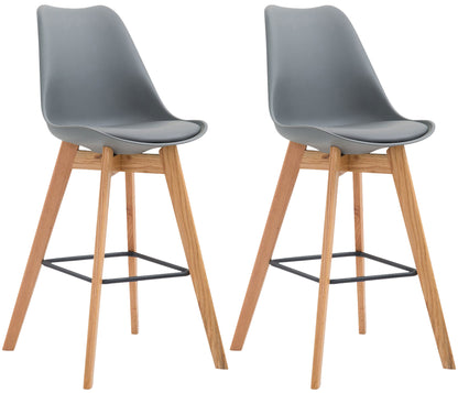 2er Set Barhocker Metz Kunststoff