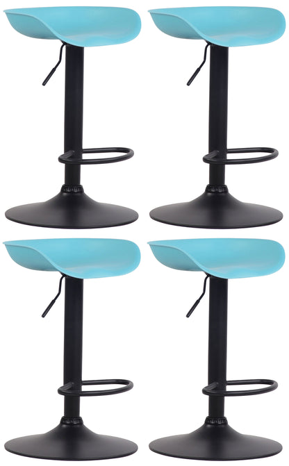 4er Set Barhocker Anaheim Kunststoff