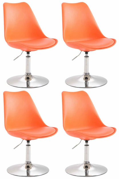 4er Set Esszimmerstühle Maverick Kunststoff